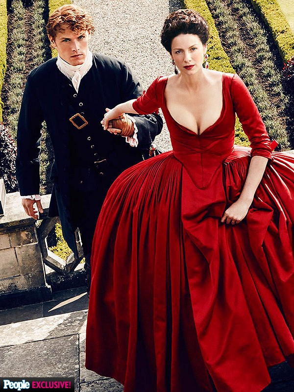 Outlander-Season-2-Image-Red-Dress